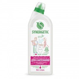 Средство для удаления ржавчины и известкового налета 1 л SYNERGETIC, биоразлагаемое, гель, 104100/8