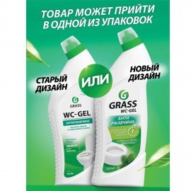 Средство для уборки санитарных помещений 750 мл GRASS WC-GEL, кислотное, гель, 219175