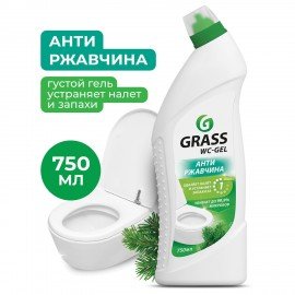 Средство для уборки санитарных помещений 750 мл GRASS WC-GEL, кислотное, гель, 219175