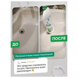 Средство для уборки санитарных помещений 750 мл GRASS WC-GEL, кислотное, гель, 219175