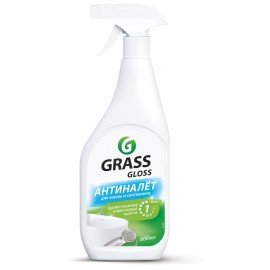 Средство для чистки сантехники кислотное 600 мл, GRASS GLOSS, триггер, 221600