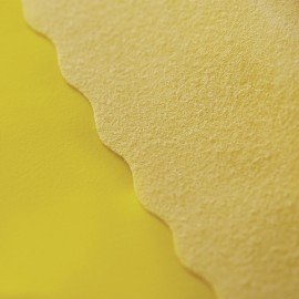 Перчатки латексные MANIPULA "Блеск", хлопчатобумажное напыление, размер 9-9,5 (L), желтые, L-F-01