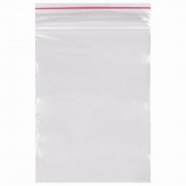Пакеты с замком ZIP LOCK "зиплок", комплект 100 шт., 40х60 мм, ПВД, толщина 35 микрон, BRAUBERG, 606206