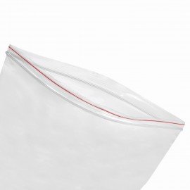 Пакеты с замком ZIP LOCK "зиплок", комплект 100 шт., 400х500 мм, ПВД, толщина 40 микрон, BRAUBERG, 606219