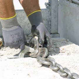 Перчатки текстильные MAPA Ultrane 553, нитриловое покрытие (облив), размер 10 (XL), черные