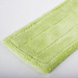 Швабра с флаундером 40 см, черенок 110 см, еврорезьба, насадка МОП микрофибра, индивидуальная упаковка пакет, ЛЮБАША, 606312