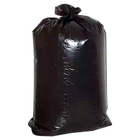 Мешки для мусора 240 л, черные, в рулоне 10 шт., ПВД, 30 мкм, 112х140 см, PACLAN Professional, 1338717