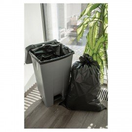 Мешки для мусора 120 л, черные, 20 шт., ПВД, 40 мкм, 70х110 см, PACLAN Professional "Особо прочные", 402002