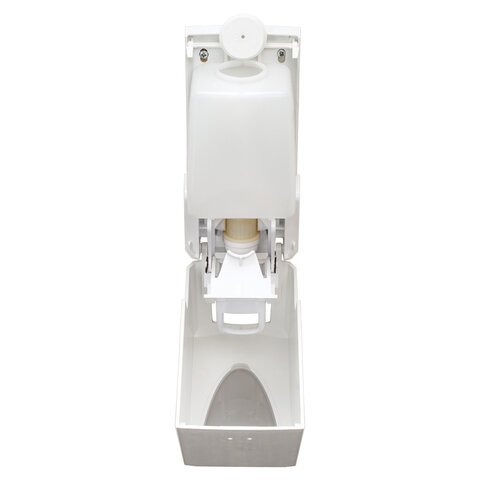 Дозатор для жидкого мыла-пены VEIRO Professional "Savona Foam", НАЛИВНОЙ, 0,8 л, белый, SPD SAV ELP FOA