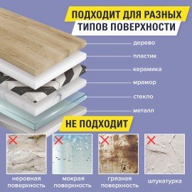 Монтажная прозрачная суперпрочная двухсторонняя лента 19 мм х 1,5 м, акриловая, 1 мм, BRAUBERG, 606423