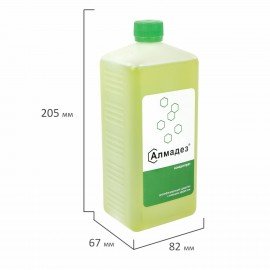 Средство дезинфицирующее 1 л АЛМАДЕЗ, с моющим эффектом, концентрат, крышка, АЛ-402