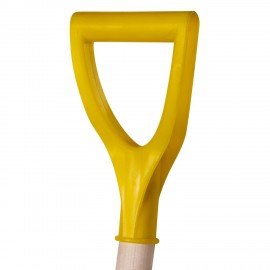 Лопата штыковая из рельсовой стали ГРАНДМАСТЕР, 21х36 см, высота 130 см, деревянный черенок, 606553