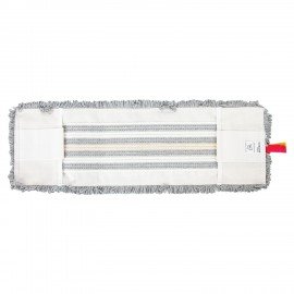 Насадка МОП плоская для швабры/держателя 50 см, ТИП У/К, хлопок/микрофибра, СЕРАЯ, LAIMA EXPERT, 606630