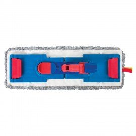 Насадка МОП плоская для швабры/держателя 50 см, ТИП У/К, хлопок/микрофибра, СЕРАЯ, LAIMA EXPERT, 606630