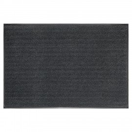 Коврик входной ИЗНОСОСТОЙКИЙ влаговпитывающий 80х120 см, толщина 8 мм, ТАФТИНГ, серый, LAIMA EXPERT, 606885
