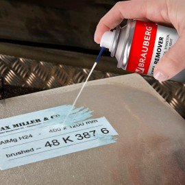 Удалитель наклеек, этикеток, следов клея, битума, антискотч-спрей BRAUBERG MAX, 210 мл, 607163