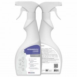 Средство дезинфицирующее с распылителем 500 мл, АКВАМИНОЛ-СПРЕЙ, готовый раствор, 100003