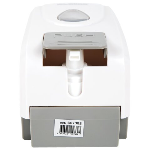 Дозатор для жидкого мыла-пены LAIMA PROFESSIONAL ECONOMY, НАЛИВНОЙ, 1 л, ABS-пластик, белый, 607322, X-2228-F1
