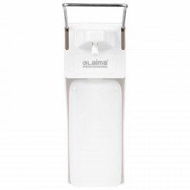 Дозатор локтевой для антисептика и мыла УНИВЕРСАЛЬНЫЙ, с еврофлаконом 1 л, LAIMA, ABS-пластик, 607326, X-2265S