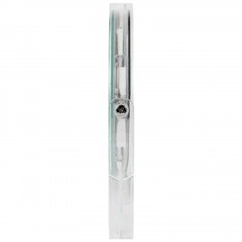 Зеркало настольное BRABIX, круглое, диаметр 17 см, двустороннее, с увеличением, прозрачная рамка, 607424