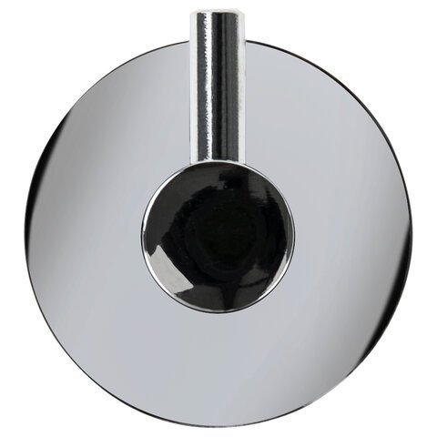 Крючок универсальный LAIMA, хромированный металл, крепление к стене, 607430