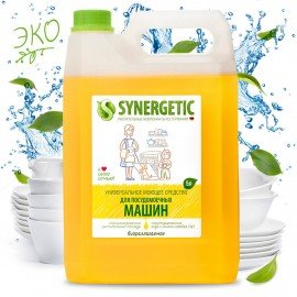 Средство для мытья посуды в посудомоечных машинах 5 л, SYNERGETIC, биоразлагаемое, ЭКО, 95