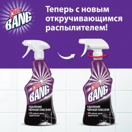 Чистящее средство 750 мл CILLIT BANG "Удаление черной плесени", для ванной и кухни, распылитель, 3032923