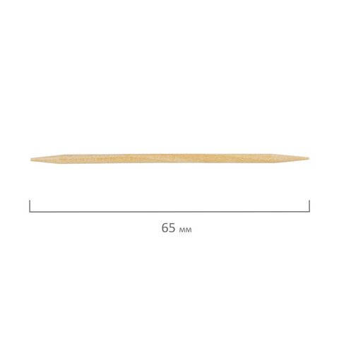Зубочистки деревянные 190 штук в диспенсере с крышкой, БЕЛЫЙ АИСТ, берёза, 607566