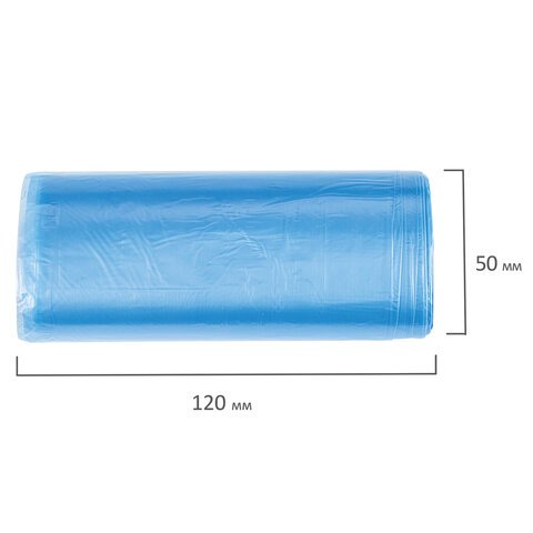 Мешки для мусора LAIMA "ULTRA" 20 л синие, в рулоне 30 шт. прочные, ПНД 8 мкм, 45х50 см, 607682