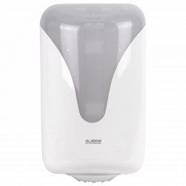 Диспенсер для полотенец с центральной вытяжкой EXTRA LAIMA PROFESSIONAL, (M1/M2), белый, ABS, 607766, 303210