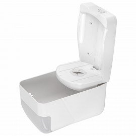 Диспенсер для полотенец с центральной вытяжкой EXTRA LAIMA PROFESSIONAL, (M1/M2), белый, ABS, 607766, 303210