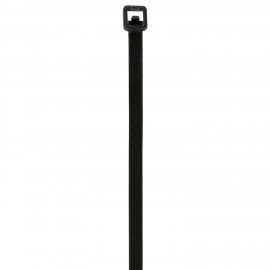 Стяжка (хомут) нейлоновая сверхпрочная POWER LOCK, 3,6х200 мм, КОМПЛЕКТ 100 шт., черная, SONNEN, 607916