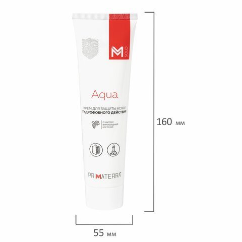 Крем защитный 100 мл M SOLO AQUA гидрофобный для кожи, от кислотных и щелочных средств, 8752
