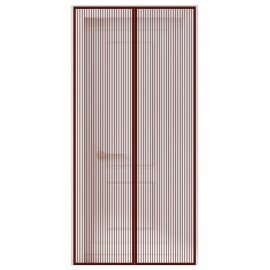 Москитная сетка дверная на магнитах 100х210 см, антимоскитная, коричневая, DASWERK, 607986