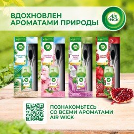 Освежитель воздуха автоматический со сменным баллоном 250 мл, AIRWICK,"Дикий гранат", 3145222