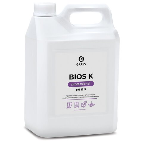 Средство моющее 5,6 кг GRASS BIOS K для промышленного оборудования, щелочное, концентрат, 125196