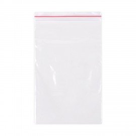 Пакеты ZIP LOCK "зиплок" ПРОЧНЫЕ, комплект 100 шт., 100х150 мм, ПВД, 60 мкм, BRAUBERG EXTRA, 608170