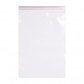 Пакеты ZIP LOCK "зиплок" ОЧЕНЬ ПРОЧНЫЕ, комплект 100 шт., 200х300 мм, ПВД 80 мкм, BRAUBERG EXTRA, 608179