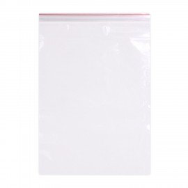 Пакеты ZIP LOCK "зиплок" ОЧЕНЬ ПРОЧНЫЕ, комплект 100 шт., 300х400 мм, ПВД 80 мкм, BRAUBERG EXTRA, 608181