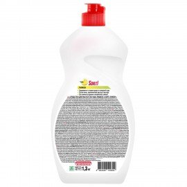Средство для мытья посуды 1,3 л, SORTI "Лимон", 1827-3