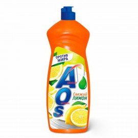 Средство для мытья посуды 900 мл, AOS "Лимон", 1724-3