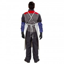 Фартук защитный ПВХ, КЩС, К80/Щ80, уплотненный, размер 86 х 112 см, белый, ЩИТ-2, ФАР010