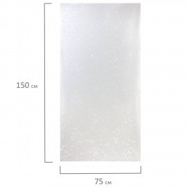 Пленка на окно самоклеящаяся статическая БЕЗ КЛЕЯ солнцезащитная 75х150 см "Флора" DASWERK, 608576