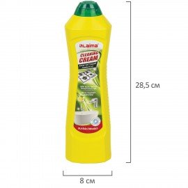 Чистящее средство универсальное крем 700 мл + 80 мл в подарок, LAIMA "Лимон", ТУРЦИЯ, 608662