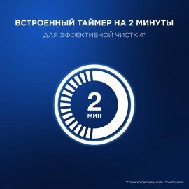 Зубная щетка электрическая ORAL-B (Орал-би) Vitality Pro, ЧЕРНАЯ, 1 насадка, 80367641