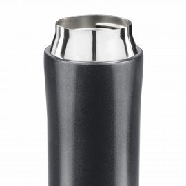 Термокружка 470 мл из нержавеющей стали SUS304, бесконечно темно-серый металлик, LAIMA, 608827