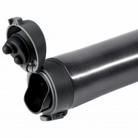 Термокружка 470 мл из нержавеющей стали SUS304, бесконечно темно-серый металлик, LAIMA, 608827