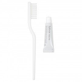 Зубной набор КОМПЛЕКТ 200 шт., HOTEL (зубная щётка + зубная паста 5 г), картон, 2000120