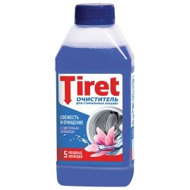 Очиститель для стиральных машин от накипи, грязи и запаха TIRET 250 мл "Цветочный", 3186202