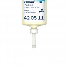 Картридж с жидким мылом одноразовый TORK (Система S1) Advanced, 1 л, мягкое, 420511